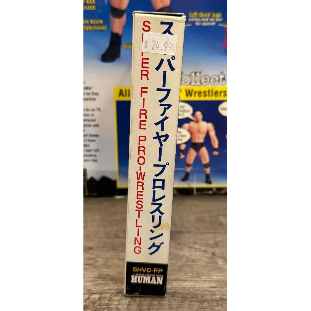 Super Fire Pro Wrestling Nintendo Super Famicom SFC CIB Human SHVC-FP Japan